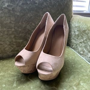 tan wedges forever 21